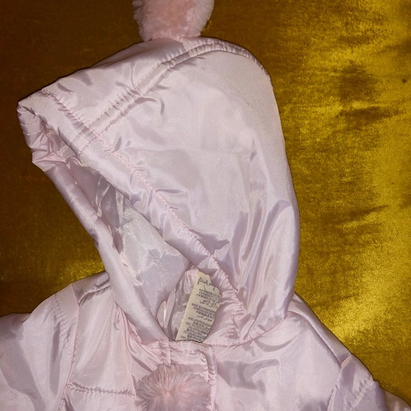 6-9 month Pink Puff Jacket - Picture 2 of 3